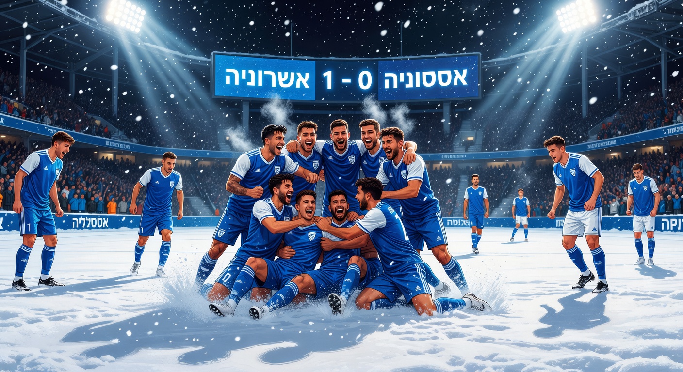 רגע השער הראשון של דני כהן -- ניצחון 0:2 על אסטוניה במוקדמות אירופה.