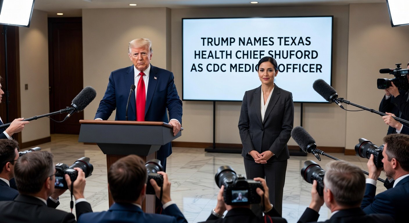 AI Generated - Trump Names Texas Health Chief Shuford as CDC Medical Officer