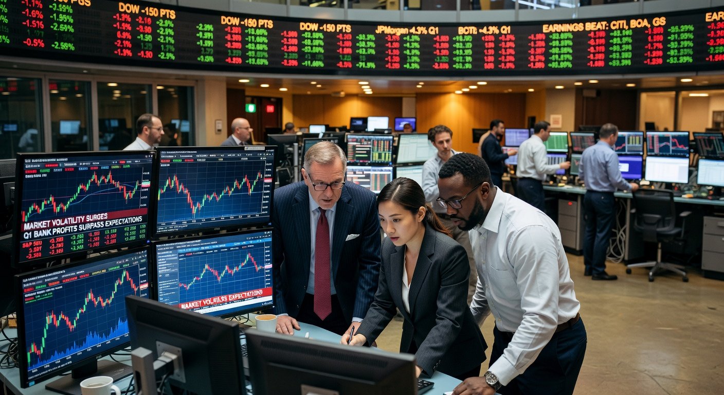 AI Generated - Banks Post Strong Q1 Earnings Amid Market Turmoil