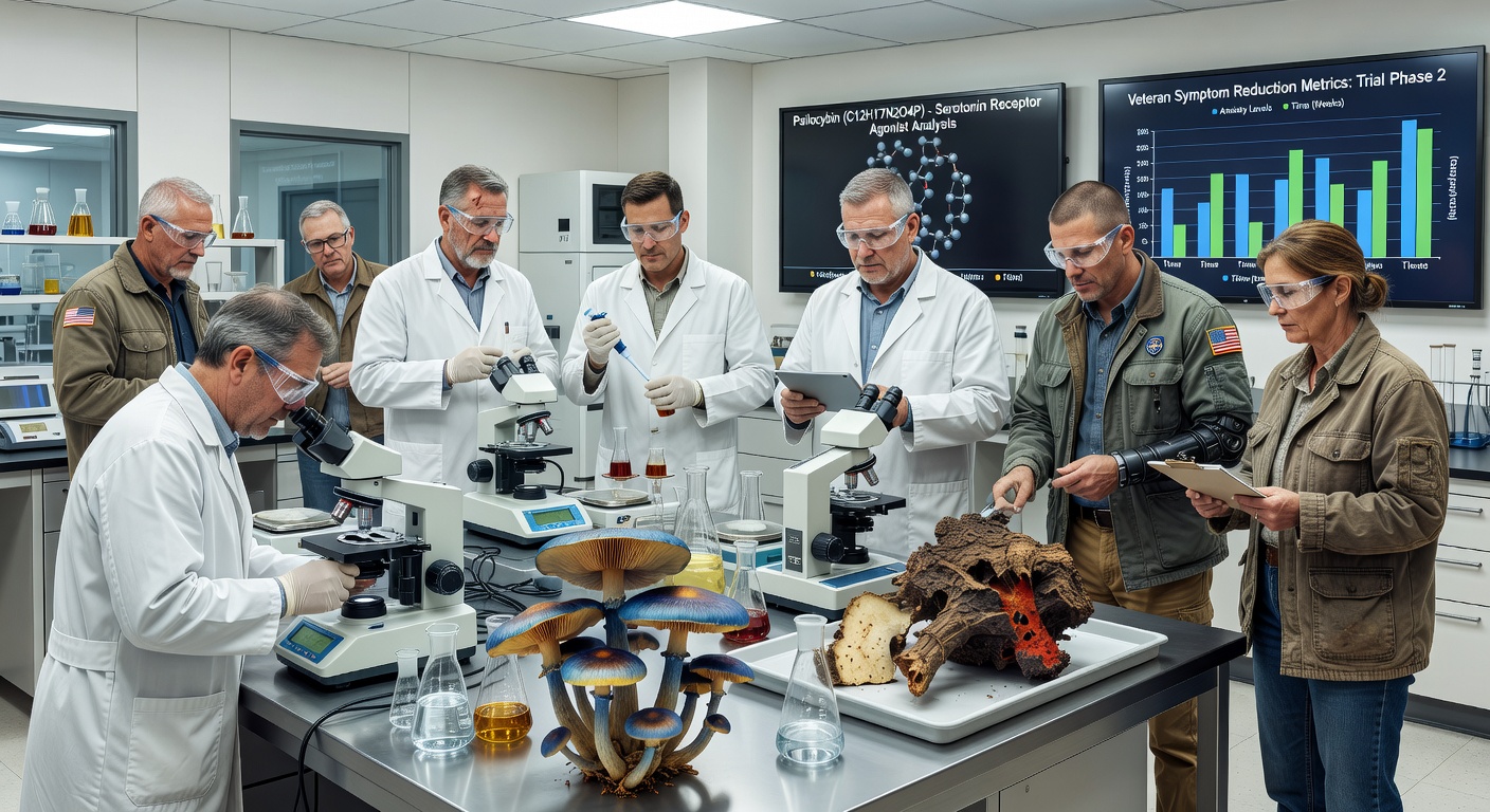 Psilocybin and ibogaine emerge as potential breakthroughs for veteran PTSD treatments.