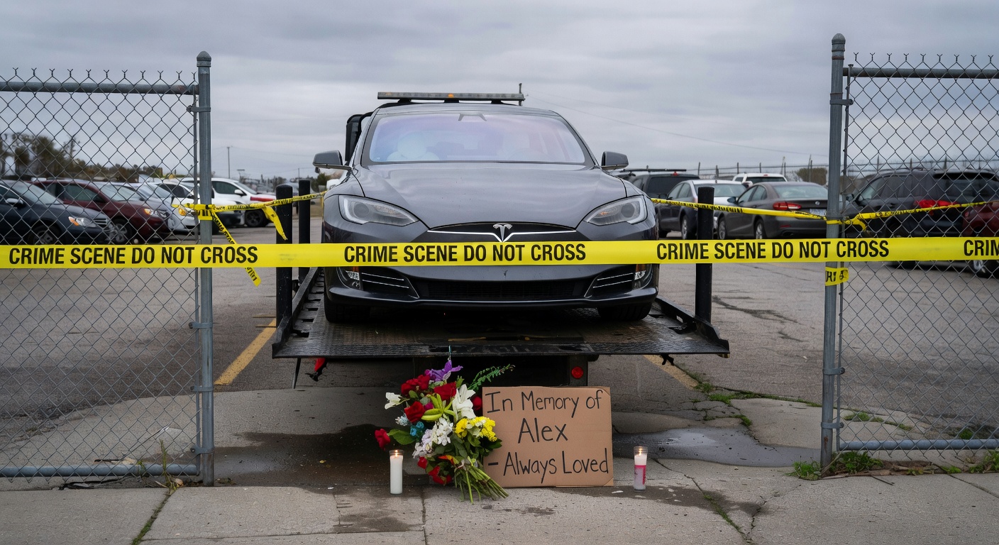 Fans and supporters leave tributes near the site where Celeste