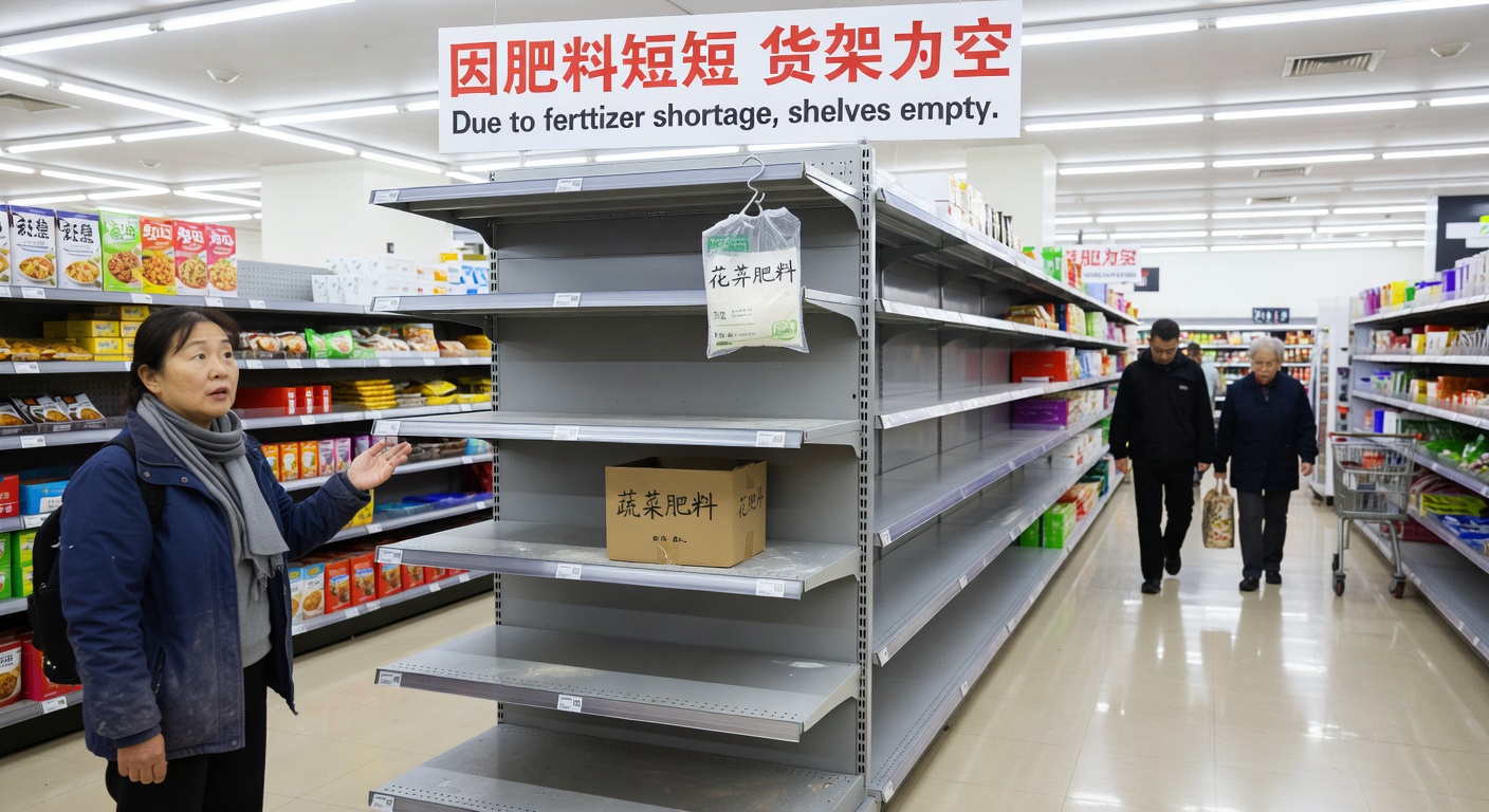 Fertilizer shortages hit farms from the energy ripple effects.