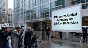 IMF Warns Global Economy on Brink of Recession