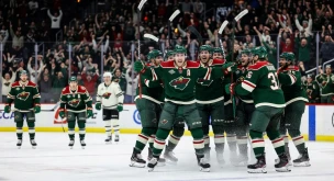 Wild Crush Stars 6-1 in NHL Playoffs Game 1