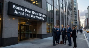 Banks Post Record Profits Amid Iran War Volatility