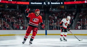 Hurricanes Blank Senators 2-0 in Playoff Opener