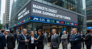 Markets Digest Bank Earnings After Turmoil