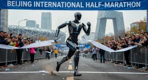 Honor Robot Shatters Half-Marathon Record in Beijing
