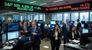 S&P 500 Hits Record Highs Amid Oil Spike Fears