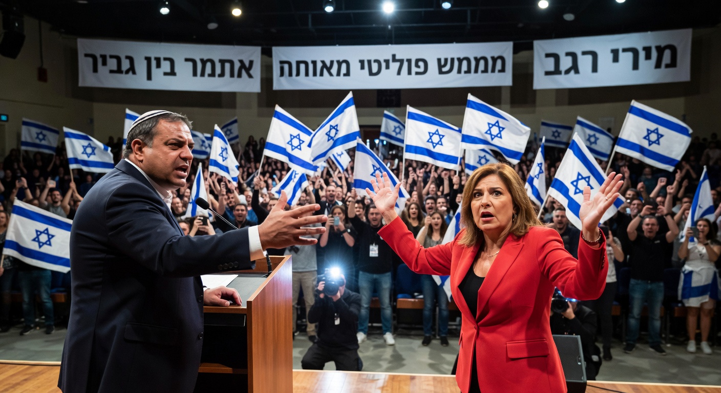 מתח בין השרים בן גביר ורגב בטקס ממלכתי