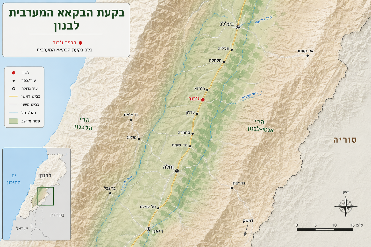מיקום התקיפה בבקעה המערבית