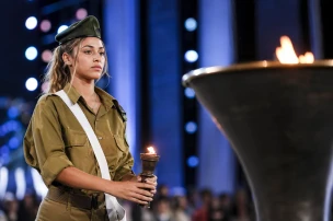 הבריסטה של החג: החיילת שגנבה את ההצגה בטקס המשואות
