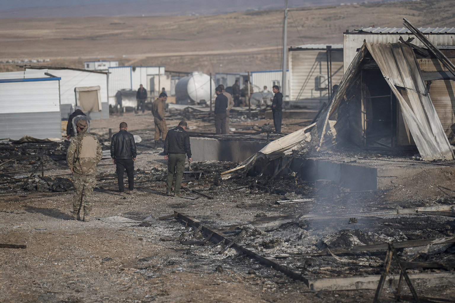 AI Generated - Drone Strike Hits Iranian Opposition Camp North of Erbil