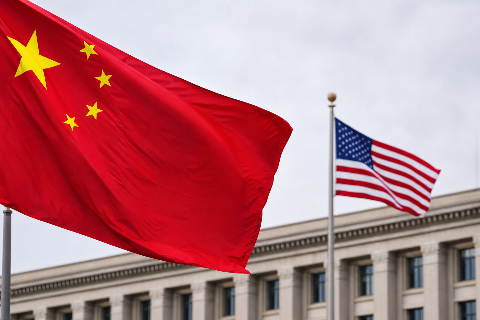 AI Generated - China Sanctions 20 US Defense Firms Over Taiwan Arms