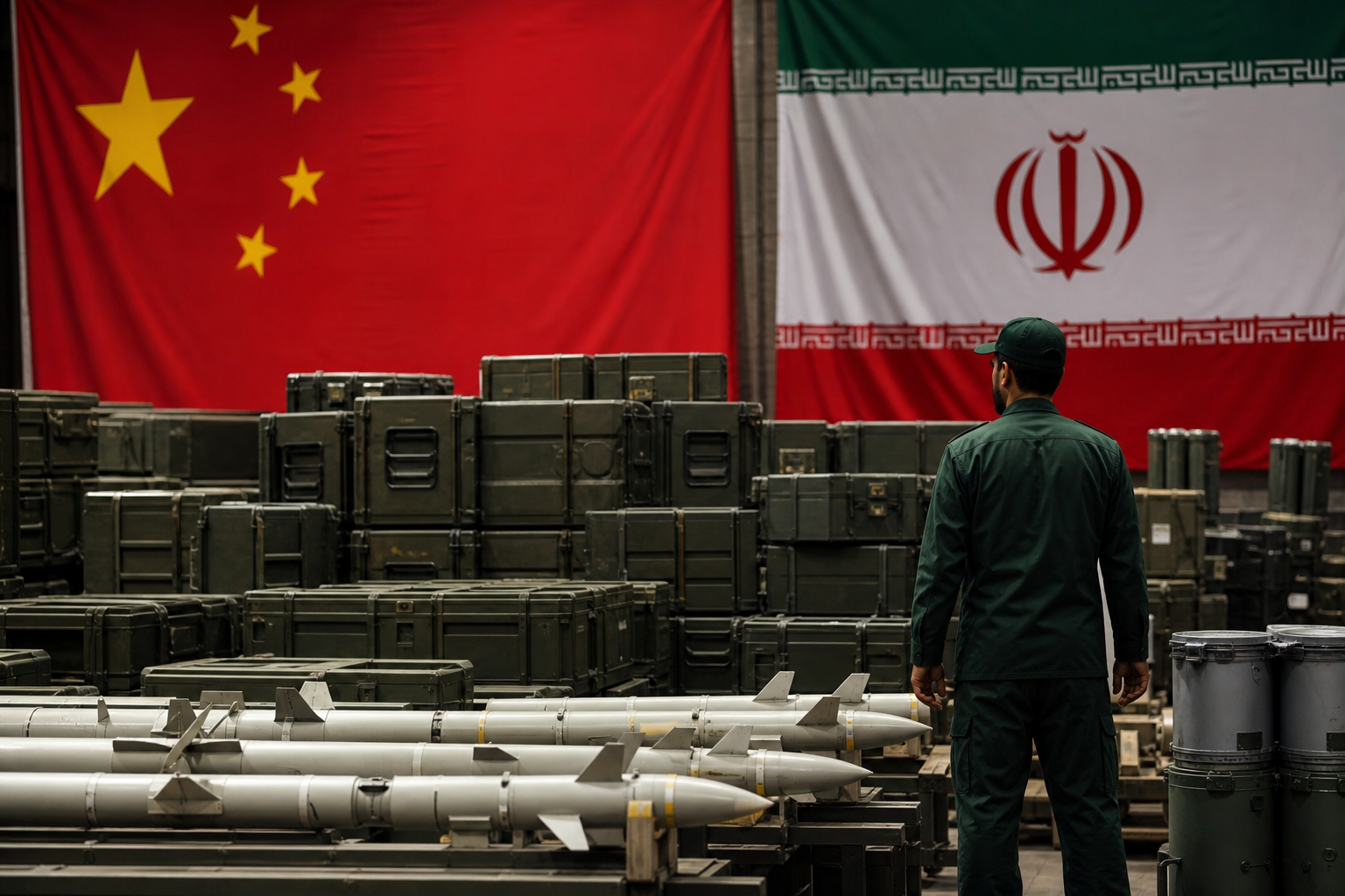 AI Generated - US Intel Exposes Chinese Plot for Secret Arms Sales to Iran
