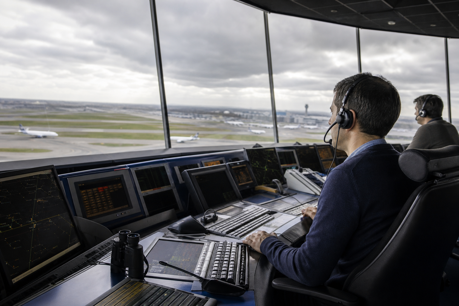 AI Generated - French Air Traffic Controllers Strike Looms for Ascension Weekend