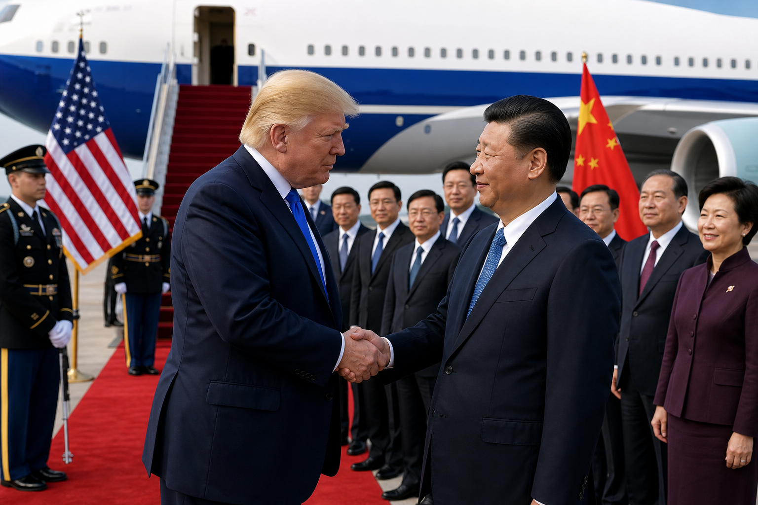 AI Generated - Trump-Xi Summit Secures 200 Boeing Jet Orders