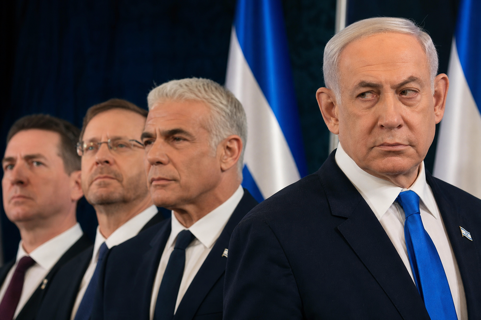 AI Generated - Opposition Edges Netanyahu Coalition in Latest Polls