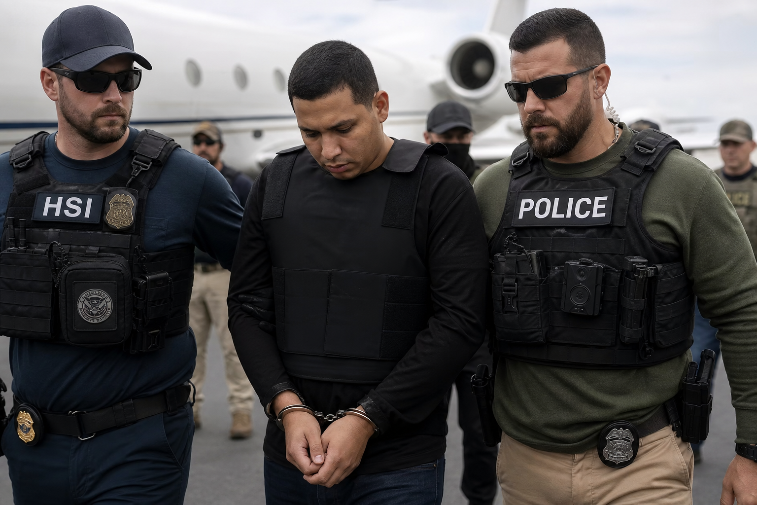 AI Generated - Top Tren de Aragua Leader 'Chuqui' Extradited to US