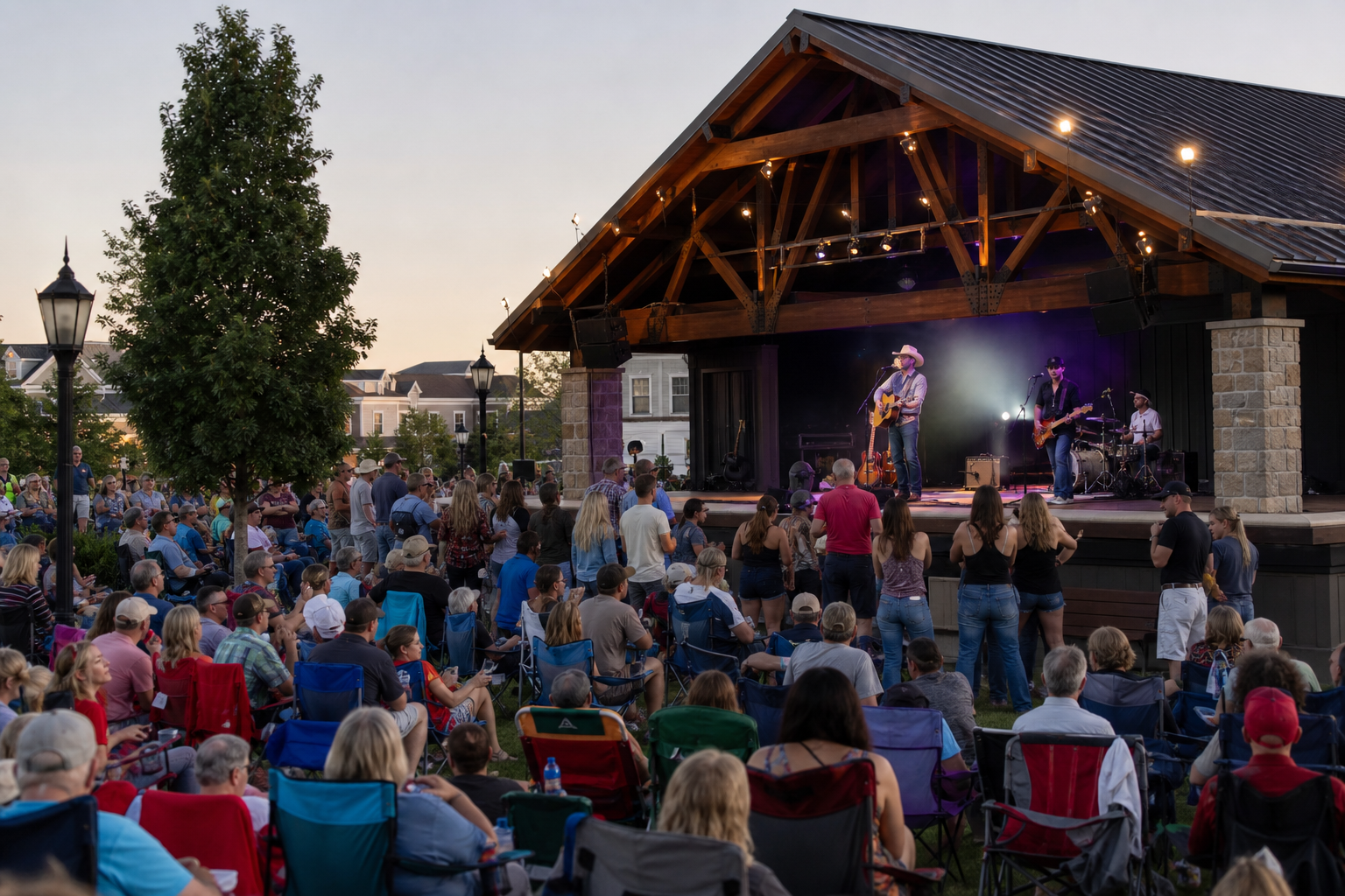 AI Generated - Norton Commons Amphitheater Debuts with Colton Kise Show