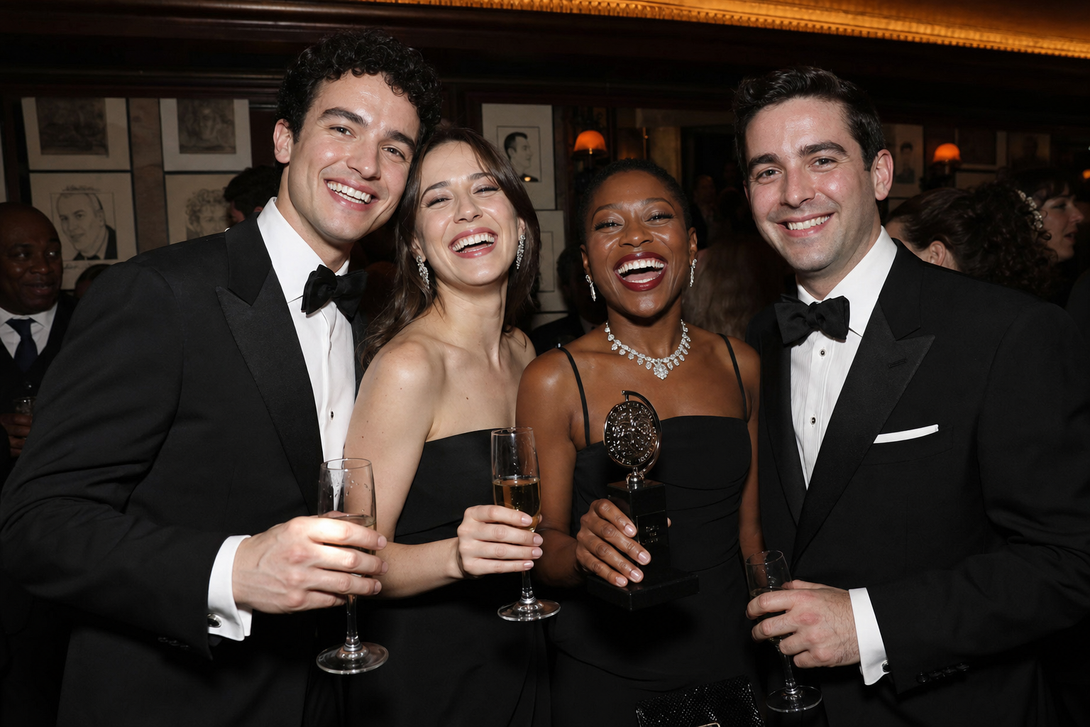 AI Generated - Broadway Elite Celebrate at Carlyle's 2026 Tony After-Party