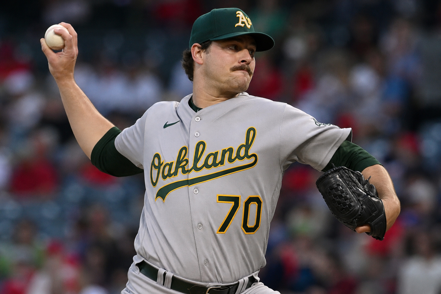 AI Generated - J.T. Ginn Takes No-Hitter Into Eighth vs Angels