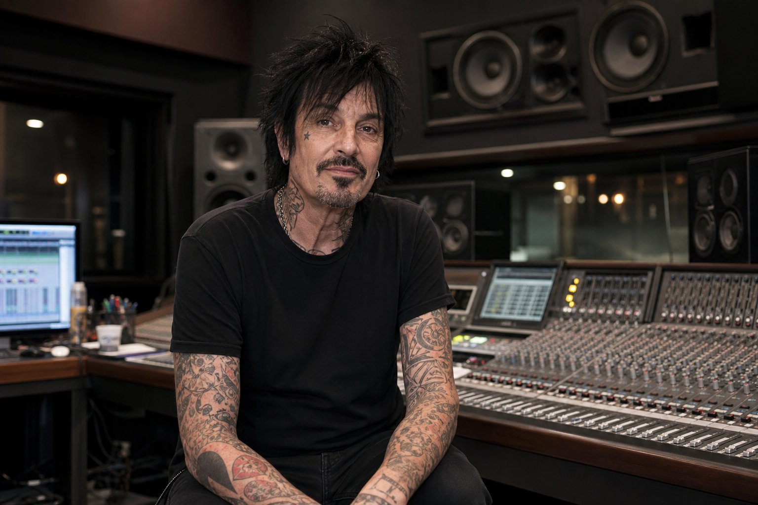 AI Generated - Tommy Lee Dives Into Dolby Atmos for 'Tommyland Rides Again'