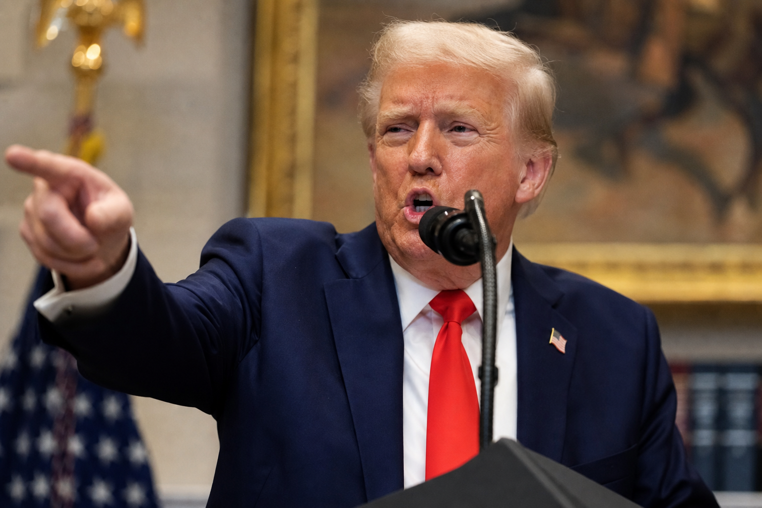 AI Generated - Trump Warns Iran of Total Destruction if No Deal Reached