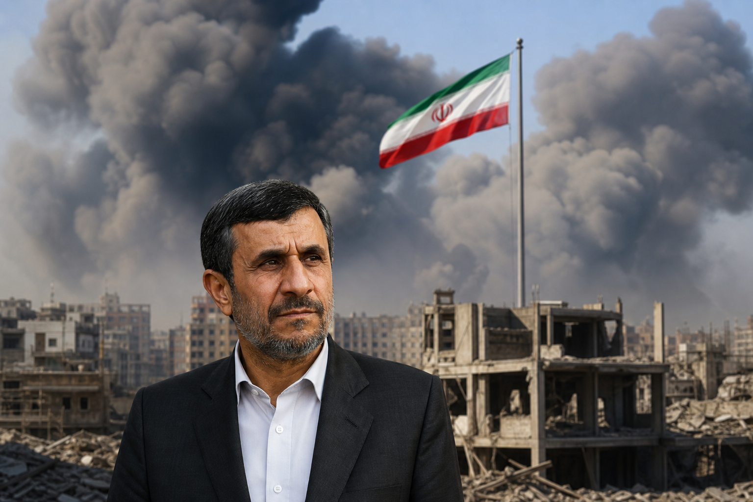 AI Generated - Israeli Strike Sought to Install Ahmadinejad as Iran Leader