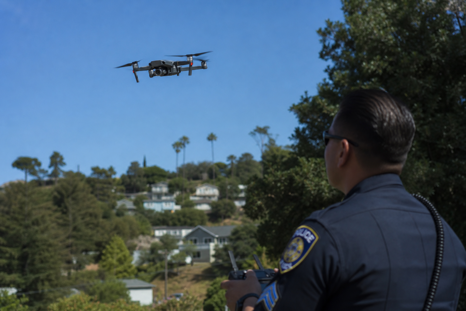 AI Generated - Santa Cruz PD Uses Drone in Possible Gunshot Call