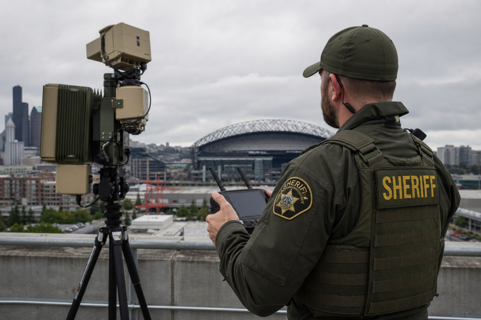 AI Generated - King County Sheriff Deploys Counter-Drone Systems for World Cup
