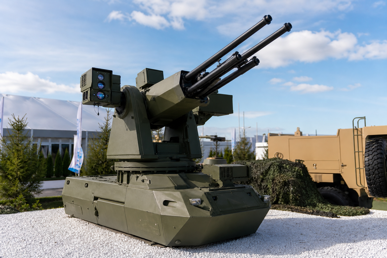 AI Generated - Rostec Unveils ZAK-30 Citadel Anti-Drone Artillery System