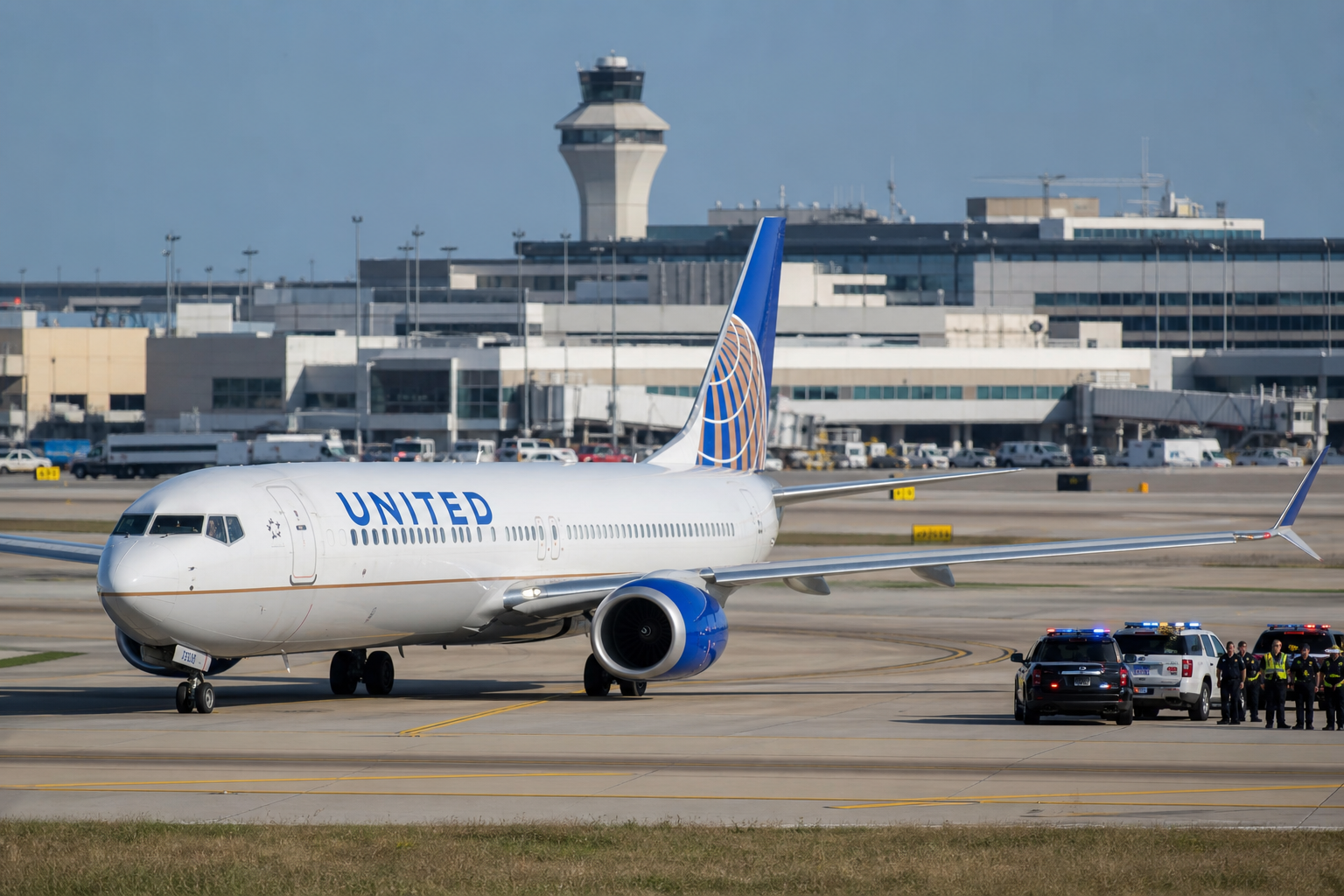 AI Generated - United Flight UA2005 Diverted After Cockpit Breach Attempts