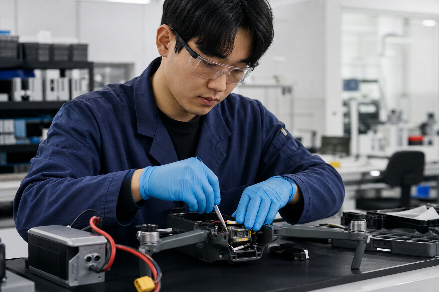 AI Generated - Enovix Korea Posts Drone Battery Technician Role