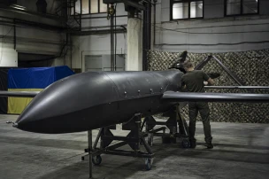 Ukraine Unveils Behemoth Medium-Range Strike Drone