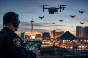 LVMPD Deploys 75 Drones With Facial Recognition Integration